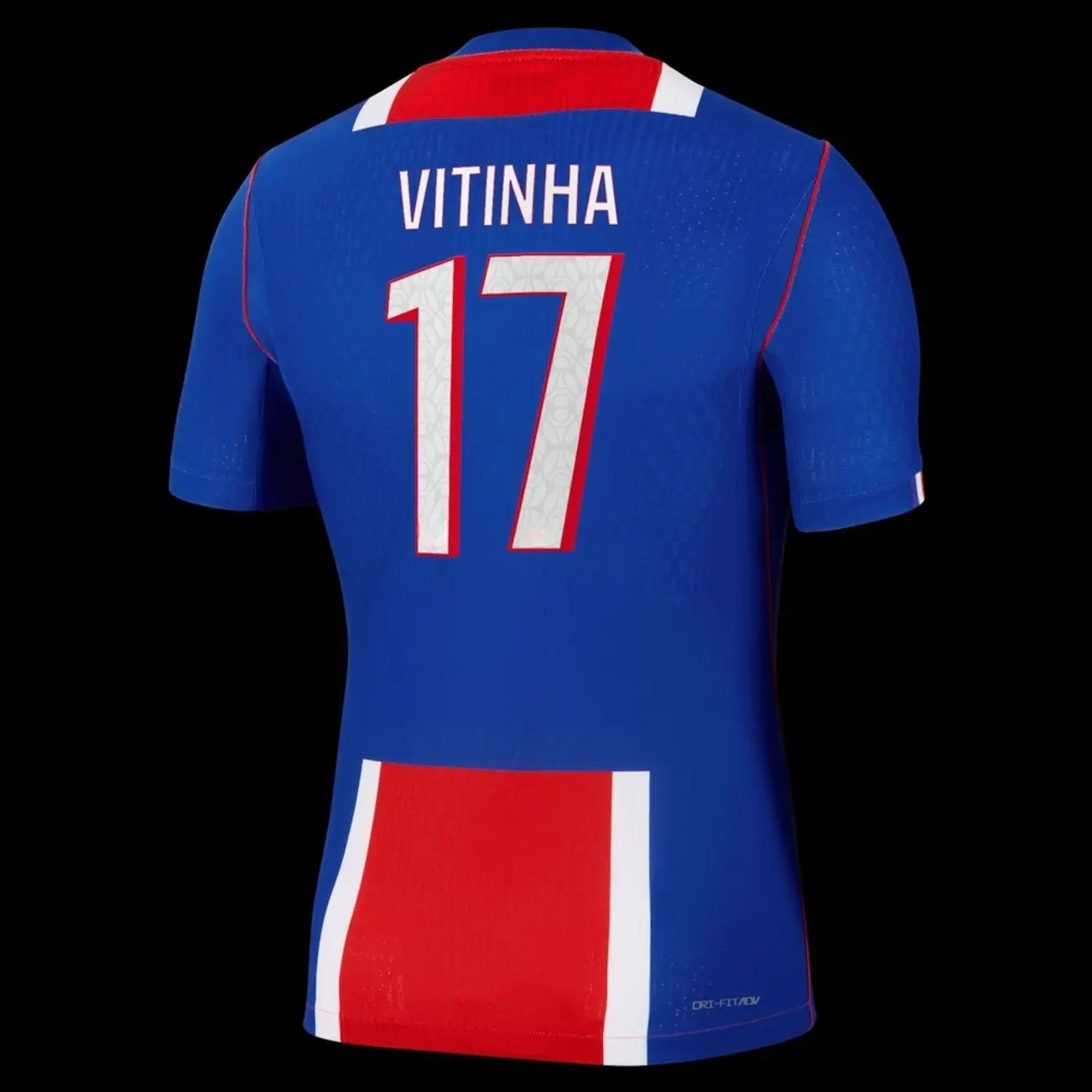 Unisex Soccer Shirt Paris Player Vitinha 2026/27 Home Stadium Replica Jersey - Blue Football
