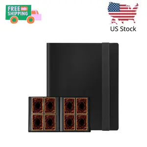 Card Binder, Upgraded 4 Pockets Trading Card Collection Binder