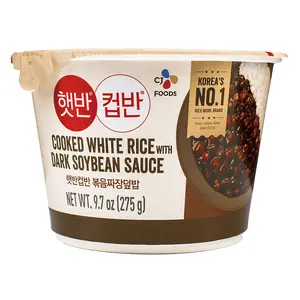 CJ Foods Cooked White Rice with Black Bean Sauce 9.7 fl.oz