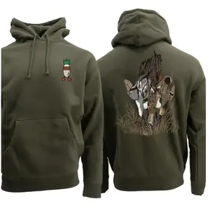 Dive Bomb Clothing Bomber 2 Sided Hoodie – Minimalist Bomb Logo Pullover, Unisex Stylish Outdoor Hoodie, Waterfowl Hunting & Duck Hunting Apparel