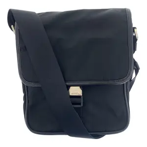 Pre-owned PRADA Nylon Shoulder Bags Tessuto Saffiano leather shoulder bag