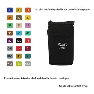 24/40/80 Color Marker Set, Dual-Tip Oil-Based Brush Pens for Kids and Adults, Ideal for Beginners, Students, Artists and Color Enthusiasts