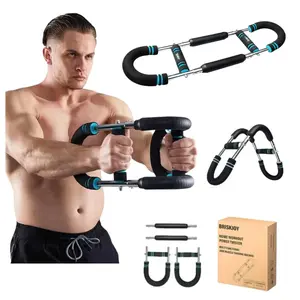 Twister Arm Exerciser, Men’s Hydraulic Arm & Chest Strengthener – Adjustable Resistance Power Twister for Upper Body Fitness