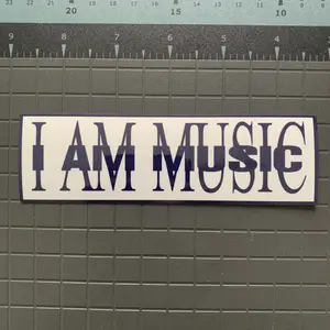 I AM MUSIC Sticker
