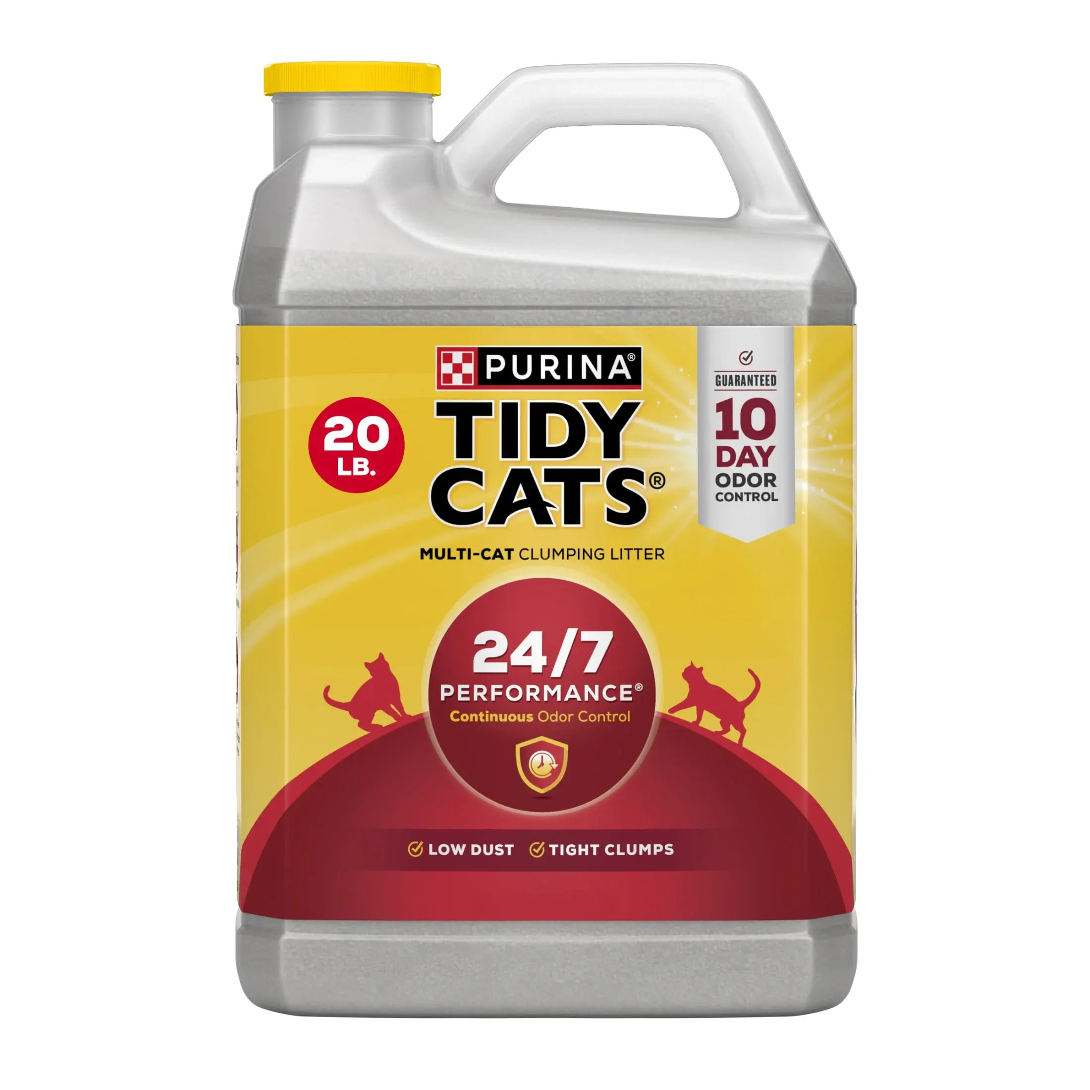 Purina Tidy Cats 24/7 Clumping Cat Litter, Low Dust, Deodorizing, 20 Lb. Jug Nestlé Purina PetCare Company