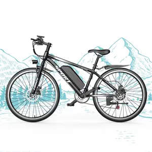 PikaBike G26 Pro electric bike, 1500W peak power, full suspension, 25MPH top speed, 30-70 mile range, 48V 10Ah removable battery, LED headlight,26"x2.125" Fat Tire, UL certified Ebike Electric
