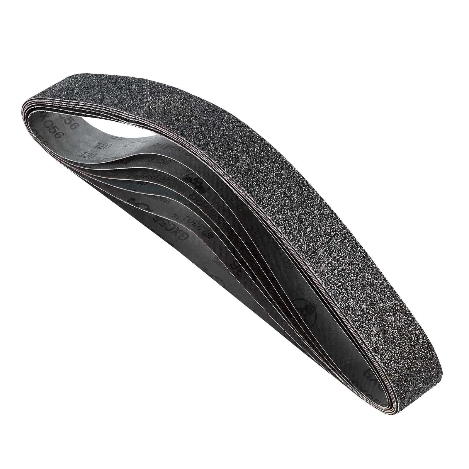 Sanding Belts 2x42 Inch, 6-Pack Belt Sander Belts With Assorted Grits, Aluminum Oxide Abrasive Belts, Durable Replacement Strips For Wood, Metal, And Plastic, Fits Most 2x42 Inch Belt Sanders