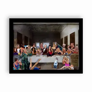 The Ultimate - The Last Drunk Real Housewives Supper Print UNFRAMED, Housewives Poster, Funny HouseWise WallArt, Poster, Wall Art, Wall decor, Home Decor, Birthday Gift.