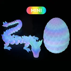 3D Printed Toy Crystal Dragon Egg Set, Cross-Border Wholesale New Trend Gift, Acrylic Material, Model Xinghao, No Ca Prop 65