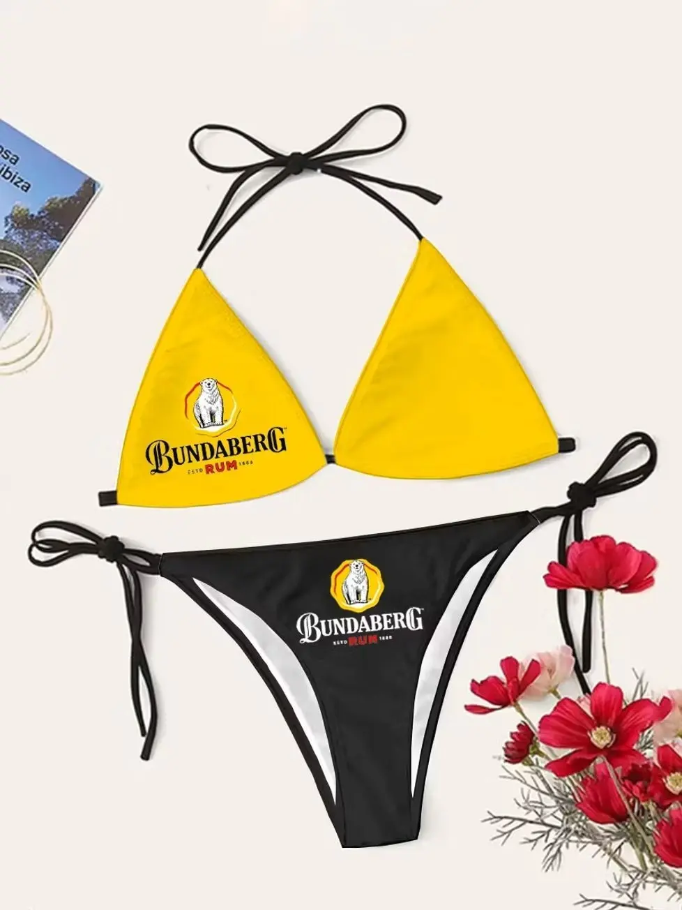 Bundaberg Rum Drinking Triangle Bikini Set
