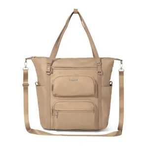 baggallini Women's Nolita Convertible Crossbody Tote Travel Laptop Backpack