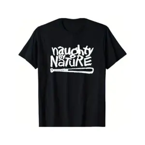 Hip - Hop Culture T - shirt: "Naughty By Nature" Classic Logo Design