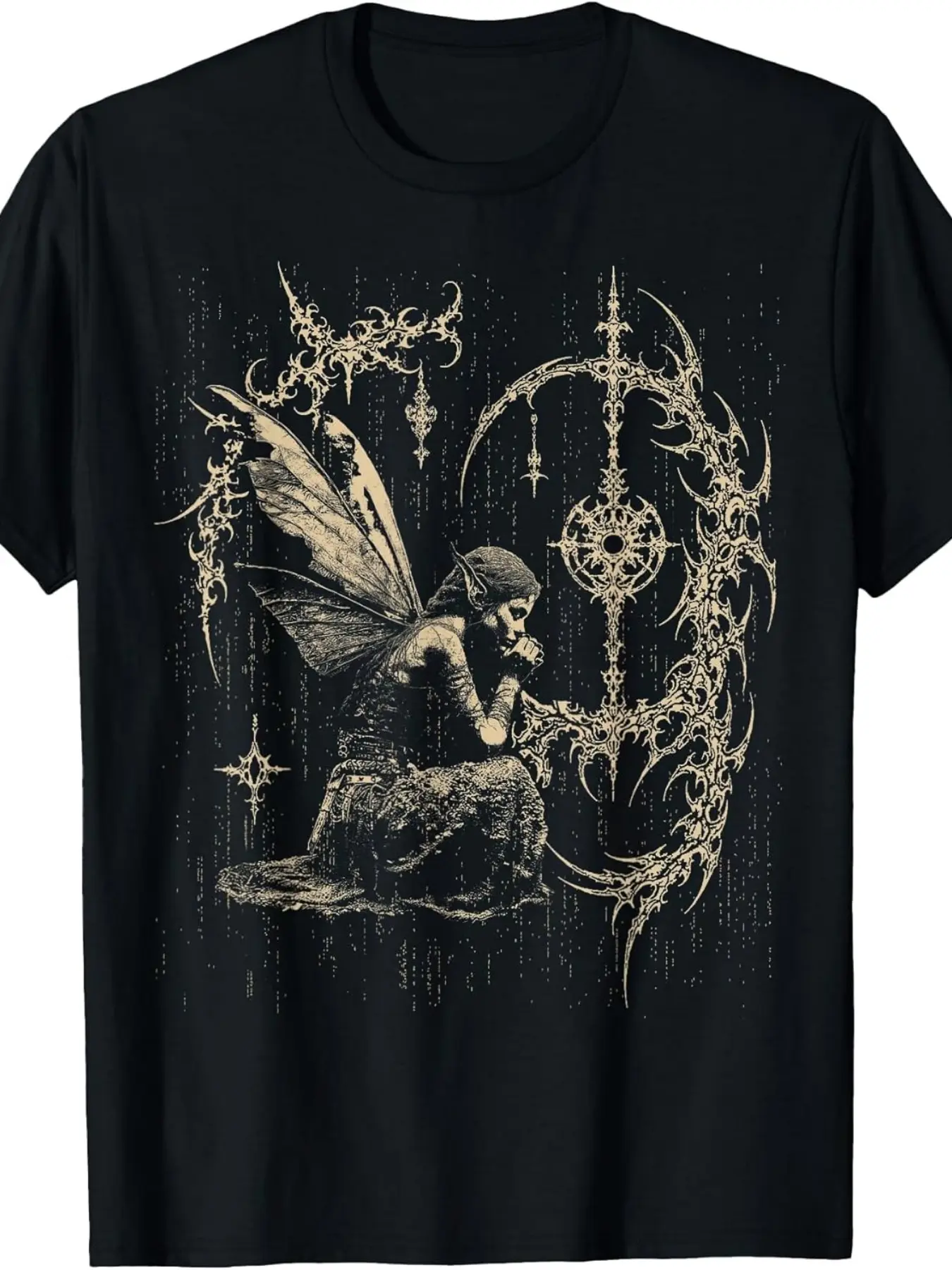 Y2K Grunge Fairycore Alt Gothic Sigilism Vintage G unisex soft cotton short sleeve t shirt, vintage graphic casual tee for men women teens, perfect birthday holiday gift for camping travel gym daily street  wear