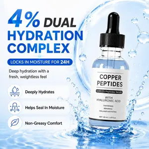 GHK-Cu, Copper Peptide, Serum, 30ml, 1fl oz, Advanced Anti-Aging, Firming, Facial Treatment, Revitalizing, Conditioning, Skin Solution.