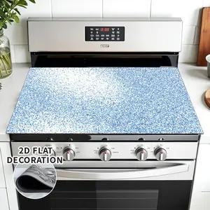 Integrated Cooktop Replacement Decoration Set, 2D Flat Spot Pattern Protective Pad, Suitable for Gas/electric Ovens & Washing Machines