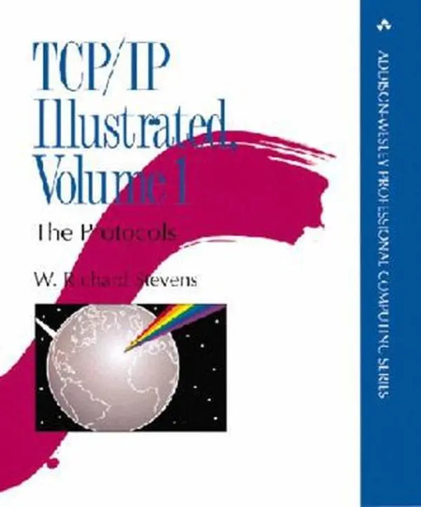 USED Book - TCP/IP Illustrated, Vol. 1: The Protocols (Addison-Wesley Professional Computing Series) by W. Richard Stevens (Hardcover) - english