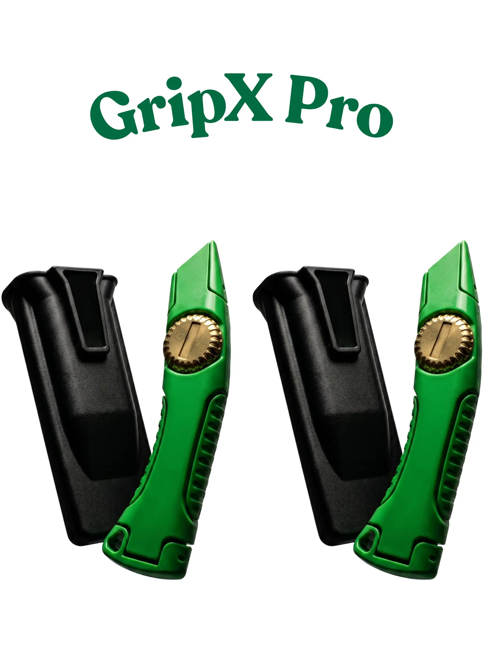 (2 Pack)GripX Pro Heavy Duty Roofing Construction Knife