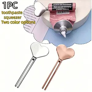 Metal Manual Toothpaste Squeezer, Zinc Alloy Dispenser, Hand Cream Squeezer, Roller Set, Bathroom Accessories, 1 Piece
