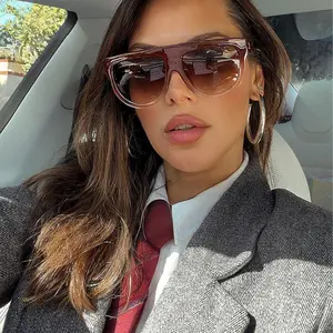 AVIATOR Retro Shadow Flat Top Teardrop BURGUNDY Sunglasses ShadZ GAFAS