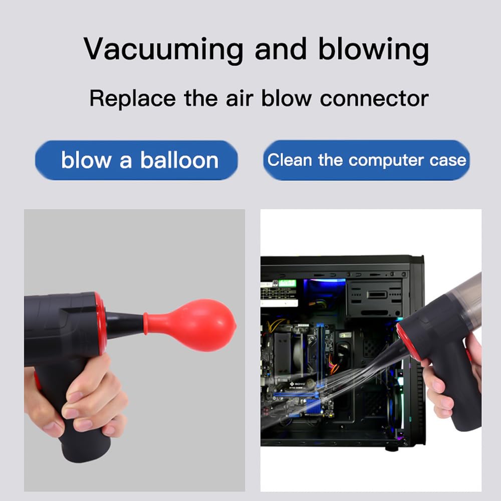 Compact Car Vacuum Cleaner, Cordless Handheld, Cordless Portable Car Vacuum Cleaner, 16000Pa Powerful, 150W Rechargeable Battery for Cleaning Pet Hair and Car Interior