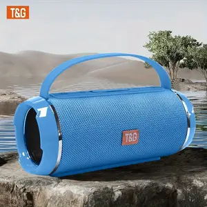 Portable Wireless Speaker, USB Rechargeable Bluetooth-compatible Speaker, Outdoor Portable Speaker, Support USB/TF/FM Radio Music, TWS Stereo Speaker, Lightweight And Portable