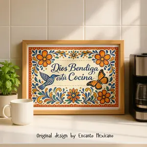 Cocina Mexico Wall Art, Mexicana Posters, Latina Art, Monarch butterflies Art, Mexican Prints