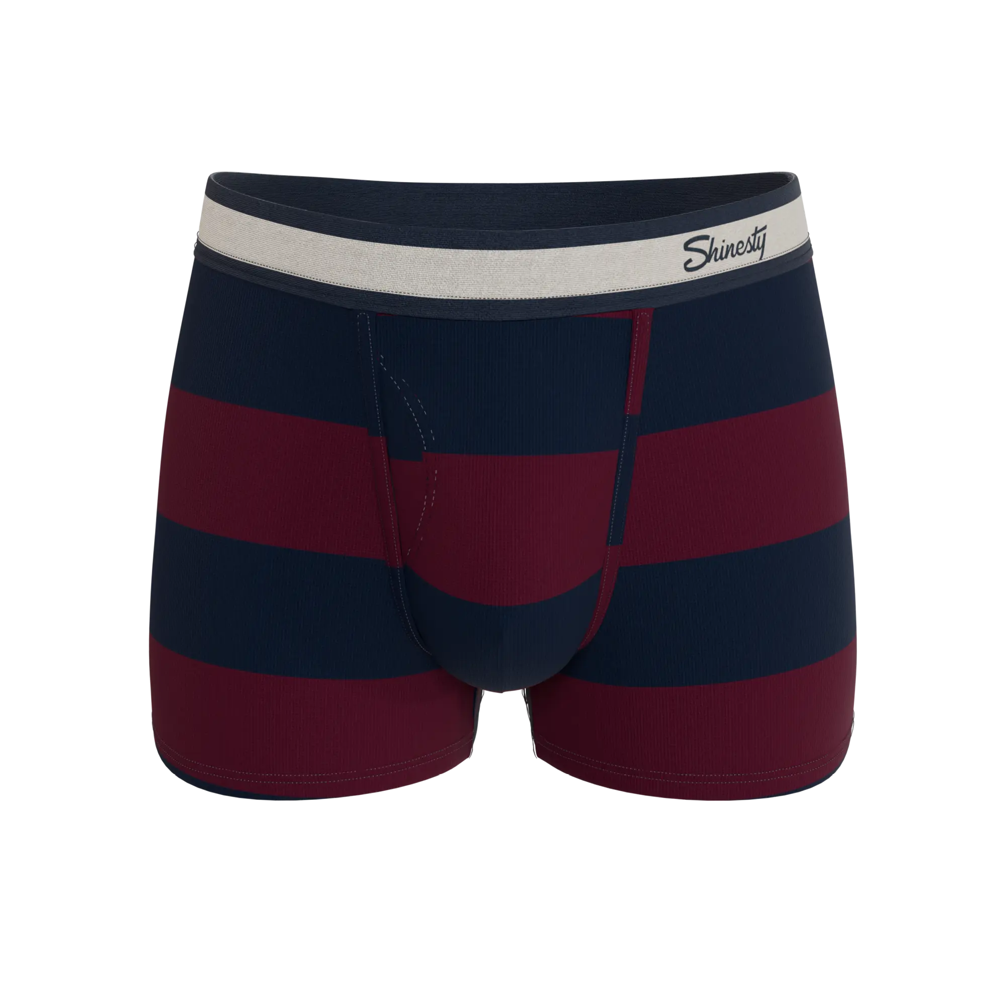 The Pitch | Shinesty Rugby Stripe Ball Hammock® Pouch Trunks Underwear