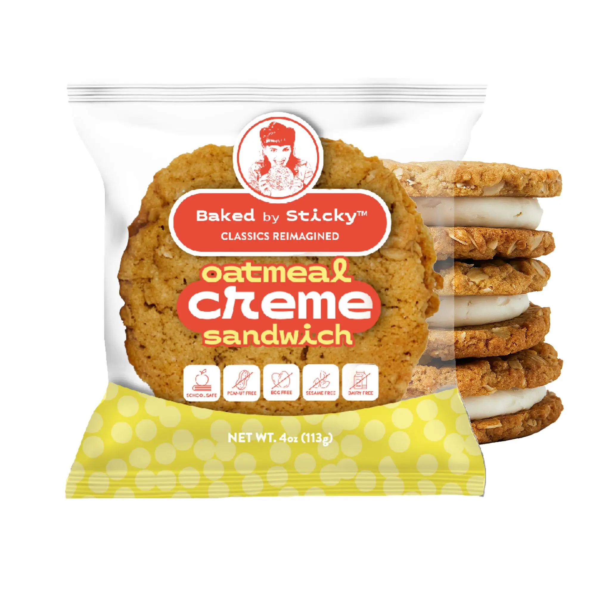 Oatmeal Creme Sandwich, 3-Pack