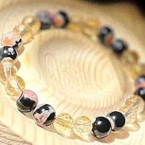 Orange orca bracelet