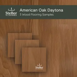 American Oak Daytona by Steller Floors - Sample 3-Pack - Includes Clip System