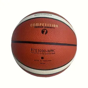 FIBA Approved Premium Competition Basketball - High-Elasticity & Protective, Red with White & Orange Accents, Indoor/Outdoor Use, Official Match Ball for Men & Women, Ideal Gift for Sports Enthusiasts, Basketball Accessories, Indoor Outdoor Play, Sleek Sp
