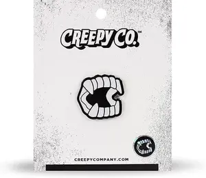Creepy Co. CHOMPERS Enamel PIN Vampire Teeth Lapel Spooky Flare Halloween - Perfect Accessory for Spooky Fans