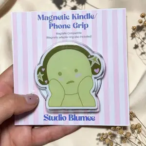 Smiski Headphone Magnetic Grip: Phone Stand & Stylish Accessory For Kindle