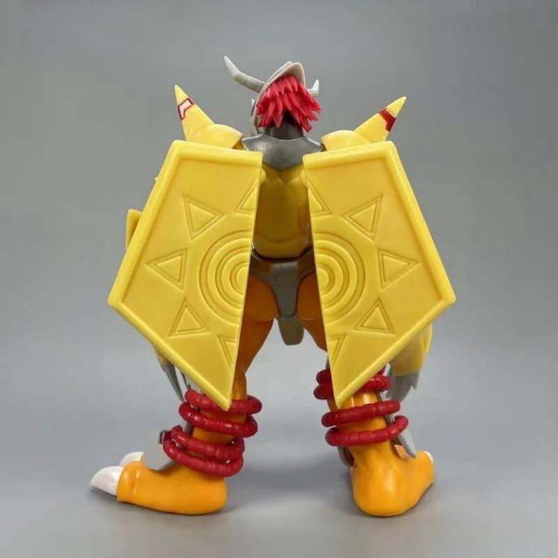 19cm PVC Black War Greymon Action Figure, Digimon Adventure Anime Model Toy for Boys, Action Figures