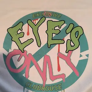 First Line Collection Eyes Only WEAR Premium 100% Polyester Fabric Unisex Fit Moisture-Wicking & Quick-Dry High-Definition Print, Stretchable, Fashion, Top, Stylish, Clothes