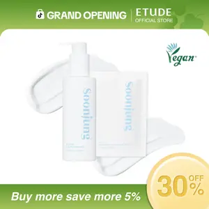 [ETUDE Official] Soonjung Cleansing Milk 6.8 fl oz (200ml) + 3.4 fl oz (100ml) Set | Gentle Hydration-Retaining Cleanse | Soothes Sensitive Skin | pH-Balanced Comfort