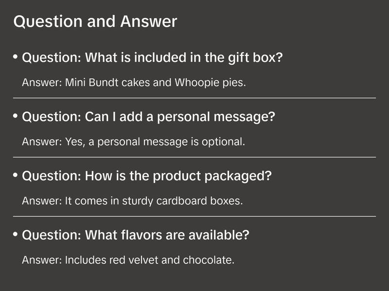 Mini Bundt and Whoopie Pie Signature Gift Box