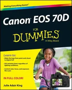 USED-Canon EOS 70D for Dummies by King, Julie Adair (Paperback)