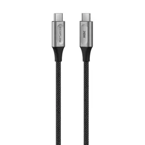 EF ECOFLOW Rapid Pro USB-C to USB-C Cable (240W, Nylon), 240W Dual USB-C Charging, 1.8 m Type C Charger