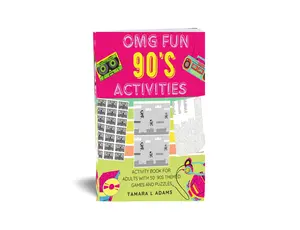OMG Fun 90s Activities: Activity book for adults with 50 90s themed games and puzzles
