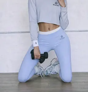 Bare Form Blue Leggings
