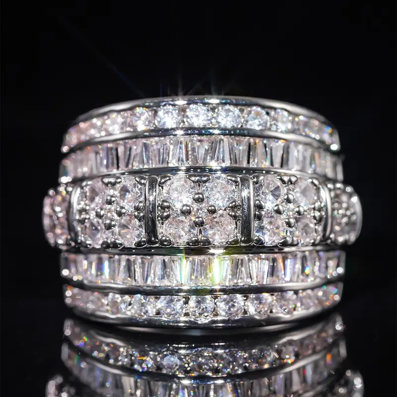 Fashion Promise Rings for Couple, Engagement Rings for Her, Wedding Rings for Women, Wedding Anniversary Ring, Beautiful Rings, Trendy All-match & Exquisite Jewelry for Birthday Gift