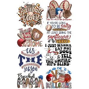 BASEBALL PREMADE GANGSHEET  - 22X36 DTF TRANSFERS - DIRECT TO FILM