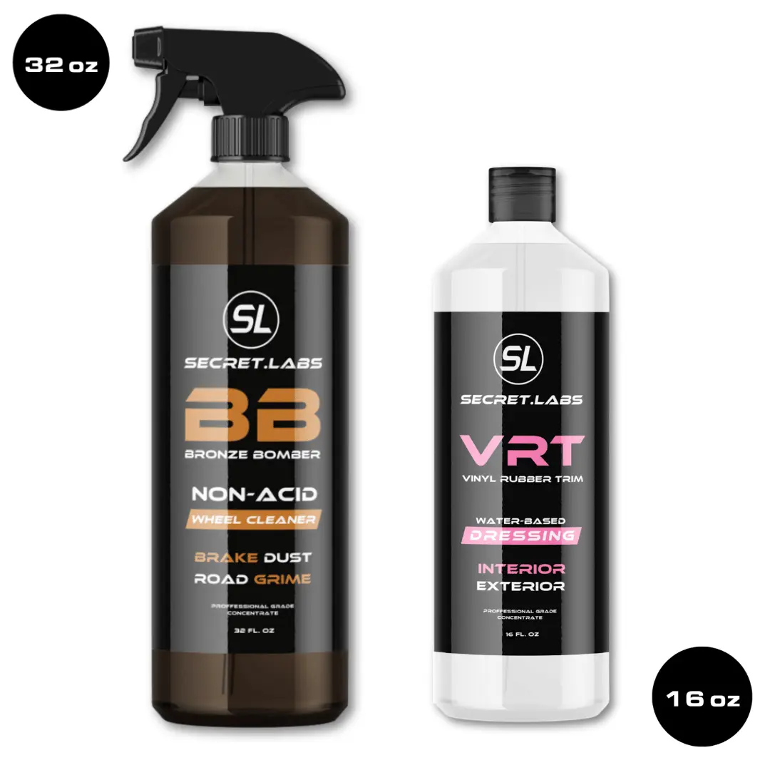 The Secret Wheel Kit - Bronze Bomber, VRT Automotive Plastic & Rubber Interior Care Kit
