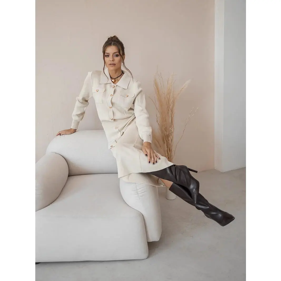 Vintage Knit Blazer Dress 2 Piece Matching Set - TikTok Shop