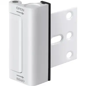 Door Reinforcement Lock, 1-Pack Upgraded White Front Door Locks for  Safety Withstand 800 lbs,   Proof Door Lock, Extra Door Lock from Inside  Unauthorized Entry
