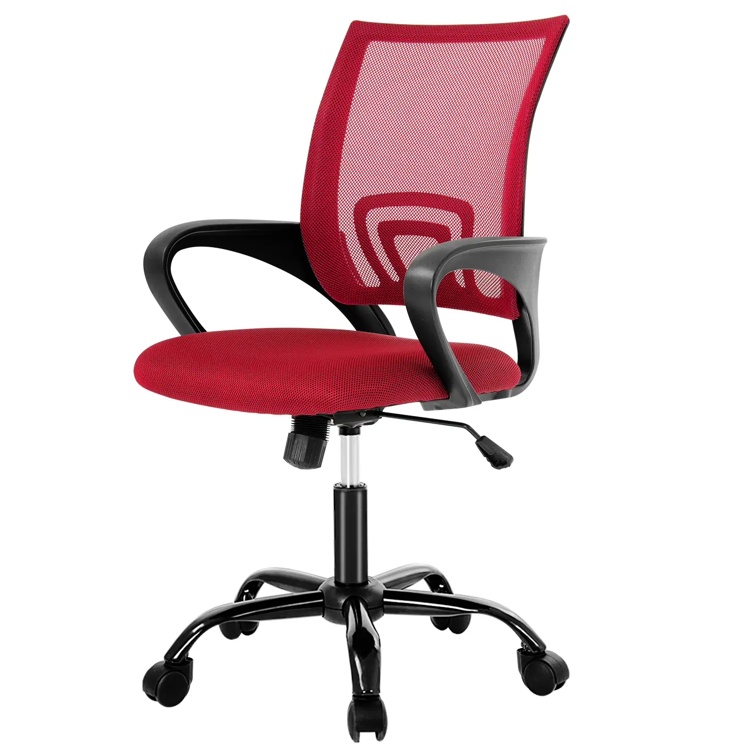 Office Chair Ergonomic Desk Chair Mesh Computer Chair Lumbar Support Modern Executive Adjustable Stool Rolling Swivel Chair For Back Pain
