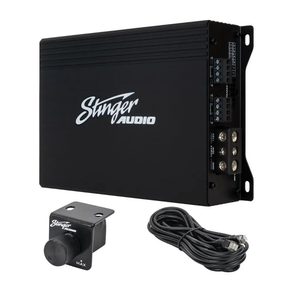 Stinger Audio MT-600.4 1000 Watt 4-Channel Car Audio Amplifier Stinger Audio MT-600.4 1000 Watt 4-Channel Car Audio Amplifier