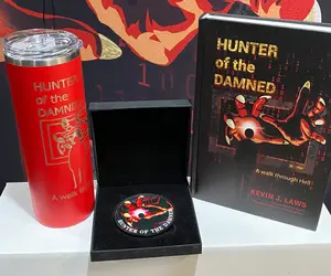 Ultimate Combo SAVE $12-20oz (RED ONLY) Tumbler, Challenge Coin, Autographed book