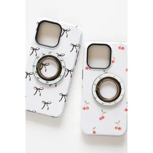 Magnetic Phone Ring Holder - MagSafe Compatible, 360° Adjustable Rotation, Slim & Compact Design, Fading-Resistant Finish - Grip